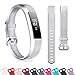 ZEROFIRE Bands Compatible with Fitbit Alta HR and Fitbit Alta (4 Pack), Replacement Sport Wristbands with Secure Metal Buckle for Fitbit Alta/Fitbit Alta HR/Fitbit Ace, Small Large