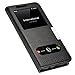 Make Mate Samsung Galaxy S9 Case Ultra Thin Flip Genuine Leather Samsung Galaxy S9 Cover Case Window View Stand Feature Magnet Closure Phone Case for Samsung Galaxy S9 (Black, Galaxy S9)