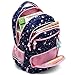MIFULGOO Kids Girls School Backpack with Chest Strap Princess Cute Big Elementary Bookbag (Medium, Royalblue)