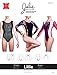 Jalie Lillie Princess Seam Gymnastics Leotard Sleeve Options Sewing Pattern 3464