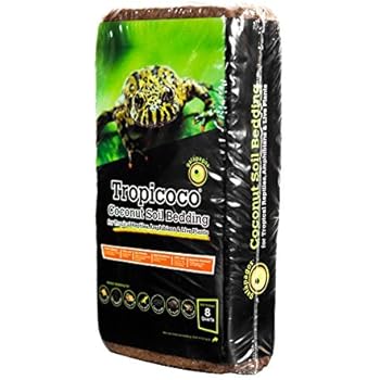 Galapagos (05010) Tropicoco Coconut Soil Bedding, 8-Quart, Natural