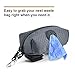 PetBemo Dog Poop Bag Waste Bag Dispenser Premium Quality Dog Poop Dispenser with YKK Zipper for Walking, Running or Hiking Accessory(Deep Grey)