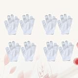 Healifty 8Pcs White Exfoliating Bathing Gloves Soft Nylon Wash Mitts view 9