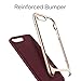 Spigen Neo Hybrid Designed for iPhone 8 Plus Case (2017) / Designed for iPhone 7 Plus Case (2016) - Champagne Gold & Burgundy