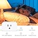 Meross Wifi Smart Plug Compatible with Alexa and Google Home, Wi-Fi Smart Socket Outlet Control Your Lights, Appliances From Your Phone (1 piece)