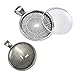 40 Pieces 8 Colors Pendant Trays Round Bezel, 40 Pieces Glass Cabochon Round Clear Dome-25 mm/1 inch Diameter (Colorful)