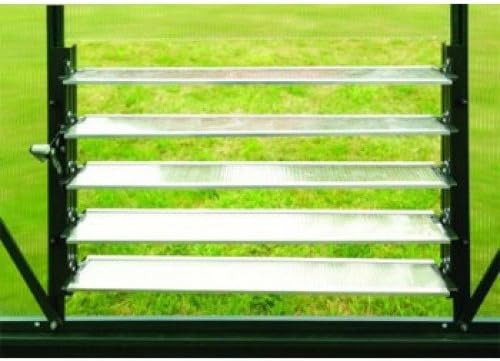Ouse Valley Greenhouse Louvre Vent. Manual Lever. Air Flow Low Ventilation. Complete Fitting