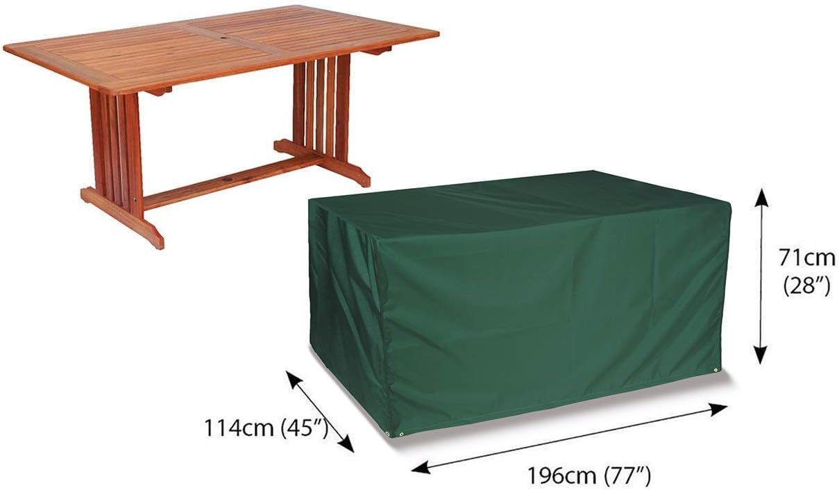 Bosmere Protector 6000 Dark Green 6 Seat Rectangular Table Cover Green C555 Amazon Co Uk Garden Outdoors