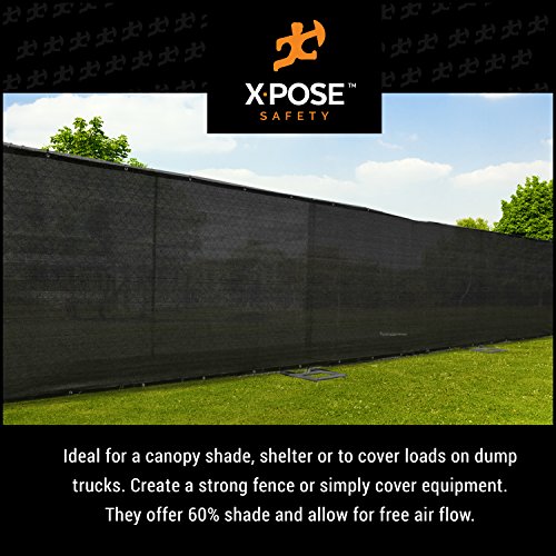 Xpose Safety Heavy Duty Mesh Tarp 10’ x 12’ Multipurpose Black