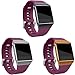 Maledan Replacement Bands for Fitbit Ionic, Fuchsia Small