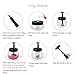 Makeup Brush Cleaner, RubyDot Electric Makeup Brush Cleaner and Dryer Machine with Brush Spinner Holder & 8 Rubber Collars - Wash & Dry Your Make up Brushes in 8 Seconds for Most of Brushes, Black