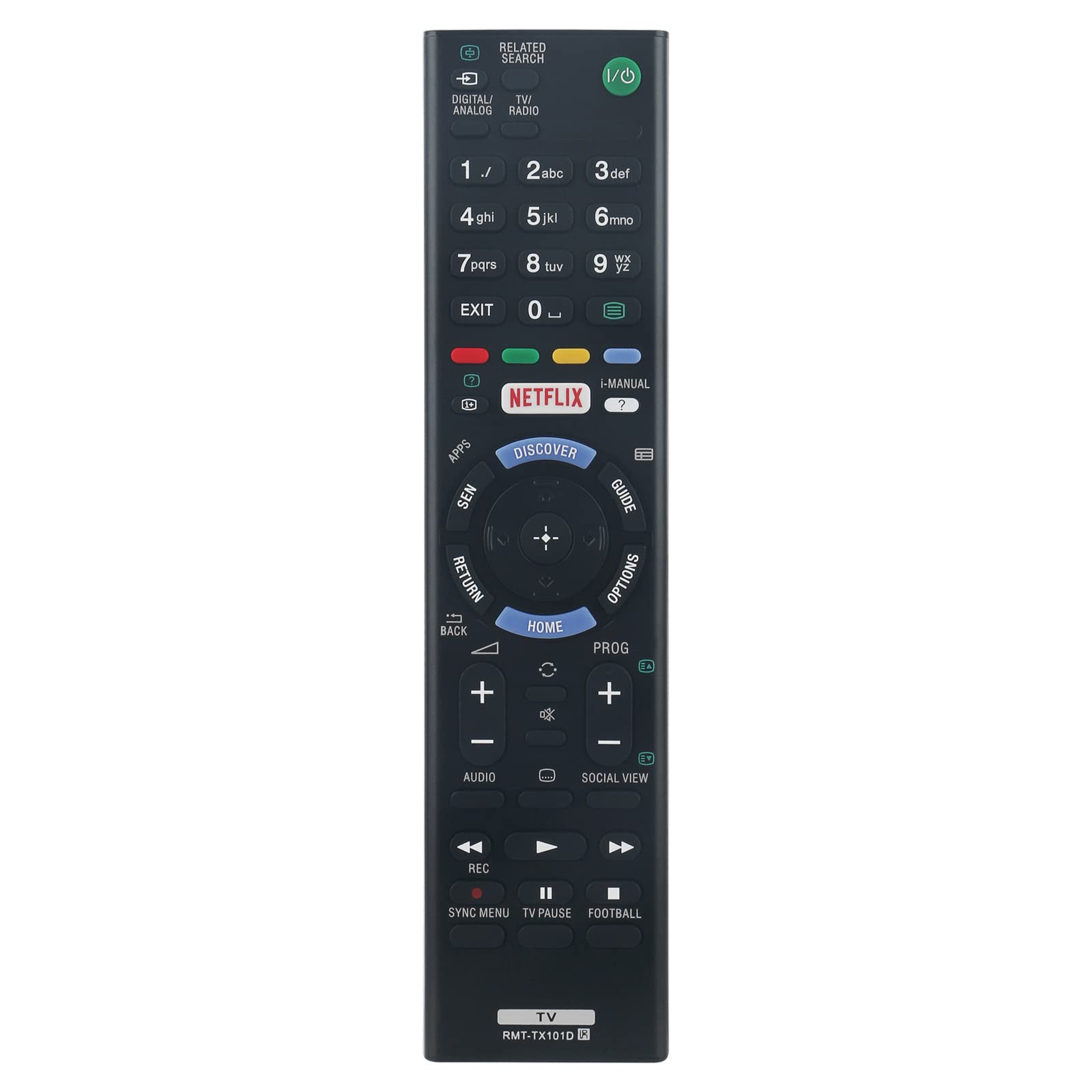 RMT-TX101D VINABTY Replaced Remote Fit for Sony Television KDL-48W705C FWL-48W705C KDL-40W705C FWL-40W705C KDL-32W705C