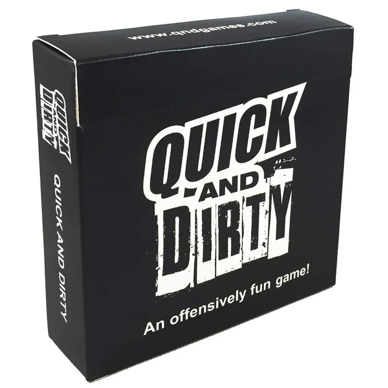 Quick And Dirty Card Game, An Offensively Fun Party Game, Funny Social Comedy Game