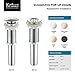 Kraus FVS-1005SN Riviera Tall Vessel Bathroom Faucet, 13