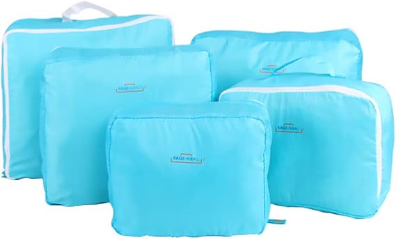 Rocita 5 x Wasserdichte Kleideraufbewahrungsbeutel Packwürfel