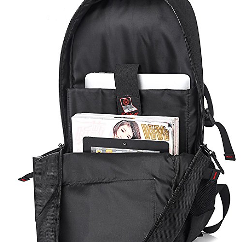 KAKA Backpack for 17-Inch Laptops - Black