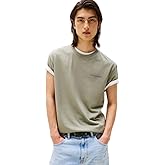 Tommy Jeans Men's Short Sleeve Cotton T-Shirts with Blurred Printed Back Graphic