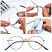 Sumind Eyeglass Repair Kit 150 Pairs Eyewear Nose Pads Set and 1000 Pieces Screws Nut Washer with Tweezers Screwdriver and Cleaning Cloth