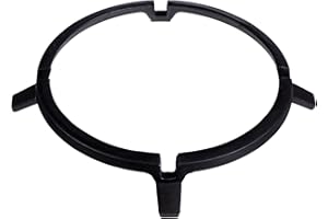 ROMISBABA Gas Stove Rack Cast Iron Pot Holder with Anti-Skid Flat Design for Balancing Smaller Pots and Pans