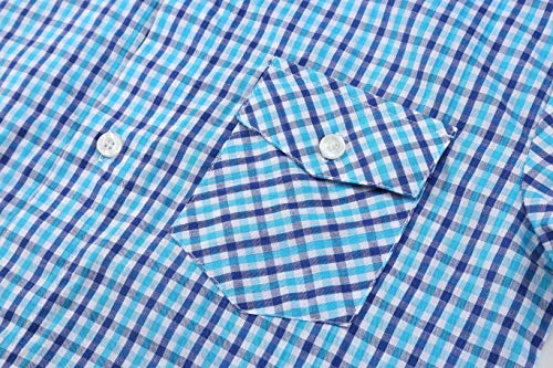 5 Bienzoe+Cotton+Button+Sports+Shirts