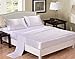 Honeymoon Luxury Satin Bed Sheet Set, Ultra Silky Soft, Queen - White