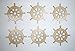 Kafly Bauhoo Ship Wheel Cut Outs Unfinished Wood Mini Wheels 2.5