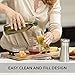 CHEFVANTAGE Olive Oil and Vinegar Cruet Dispenser Set with Elegant Glass Bottle and Drip Free Design - White