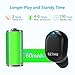 GETIHU Bluetooth Earbud Mini Invisible Wireless In-Ear headphone with 6 Hours Playtime with Mic Hand-Free Calls for iPhone Samsung Android Phone in Driving Workout Running (One pcs)