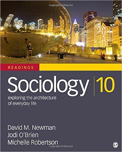  Sociology Exploring The Architecture Of Everyday Life Readings 9781452275772 Newman David M O Brien Jodi Robertson Michelle L Books