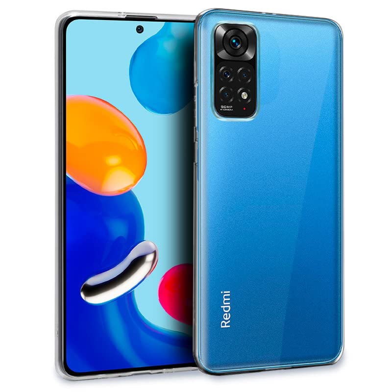 Cool Silicone Case for Xiaomi Redmi Note 11 / Note 11S (Transparent)