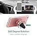 UGREEN Magnetic Car Mount Phone Holder, Universal Air Vent Magnetic Mount Compatible for iPhone 8 7 6S 6 5, Samsung Galaxy S7 Edge S6 S5 S4 Smartphone, More Cell Phone Rose Gold