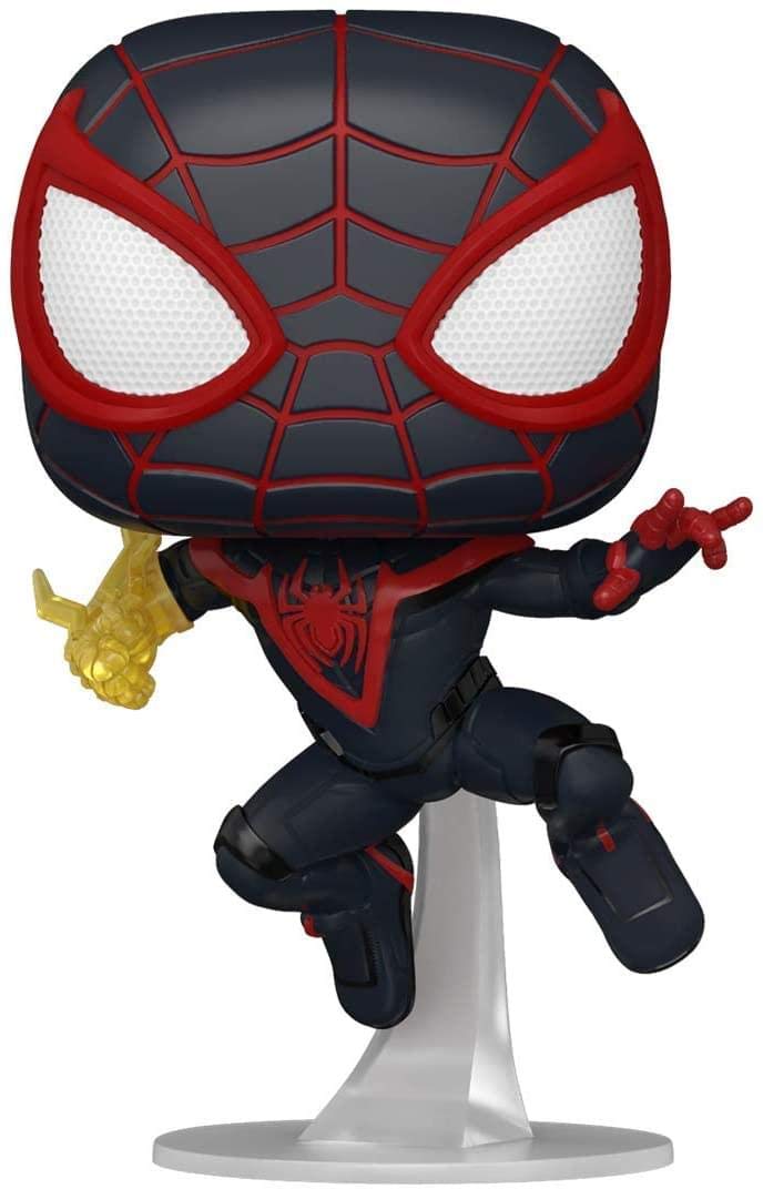 Funko POP! Games: Miles Morales Classic - Spider-man - 1/6 Odds for Rare Chase Variant - Miles Morales Game - Collectable Vinyl Figure - Gift Idea - Official Merchandise - Toys for Kids & Adults