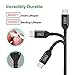 【2 Pack】INIU USB Type C Cable 3.3ft Fast Charging Cable with Organizing Strap Nylon Braided Aluminum Connector Durable Charging Cord for Samsung Note 8 Galaxy S8 Plus Pixel OnePlus LG and More