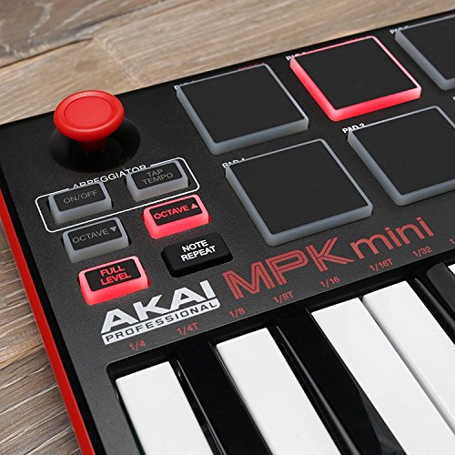 Akai Professional MPK MINI MK2 MKII 25Key UltraPortable USB MIDI Drum Pad & Keyboard