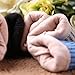 ELMA Women's Wool Knitted Winter Gloves Mittens Super Warm Lined Texting Touchscreen (One size, White)