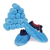 Premium Disposable Boot & Shoe Covers | 300 Pack of 100 Large,100 XL,100 XXL (Size US Men's 10+ & US Women's 8+) | Extra Thick, Non-Slip, Floor & Shoe Protectors covers for Indoor/Outdoor | By A.X.I.
