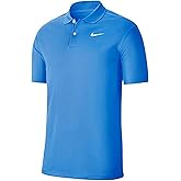 Nike Men's Nike Dri-fit Victory Polo, University Blue/White, Medium