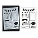 Deoot 3 Pcs Bullet Journal Stencil Set Planner Stencil for Journaling, Scrapbooking, Card and Art Projects