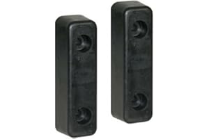 BUYERS PRODUCTS COMPANY Buyers Products B5760 Molded Rubber Bumper, 2 X 2-1/4 X 7-3/4 Inch, Set of Two Bumpers For Truck And Trailer Protection, Durable Dock Bumper For Equipment And Delivery Bays