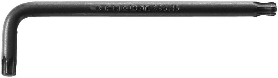 FACOM Allen Wrench, torx, Long, Ball Head, T30, 1 Piece, 89S.30, Burnished, T 30