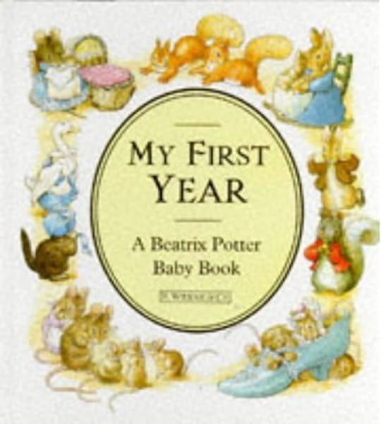 peter rabbit baby book my first year