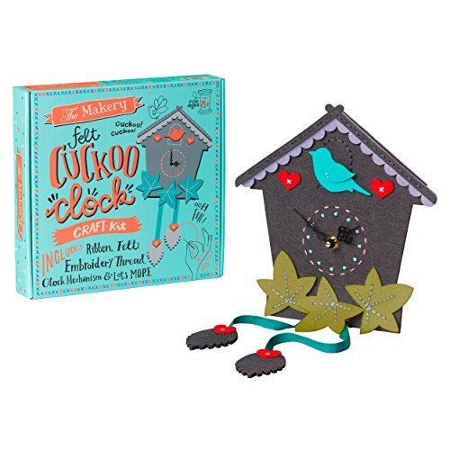 The Makery Make Your Own Cuckoo Clock Kit, Multi-Colour