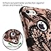 for iPhone 7/8 Case, Kaleidio [TUFF] Rugged Shockproof Hybrid 3-Piece Dual Layer Protective Armor Cover for Apple iPhone 8/7 [Includes a Overbrawn Prying Tool] [Rose Gold Paisley Design]