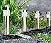 Solar Christmas Decorations Lights Outdoor Decorative Pathway Light Holiday Last-Minute Deals of the Day Sogrand 6 Pack Garden Path White LED Landscape Bollard for Walkway Driveway Yard