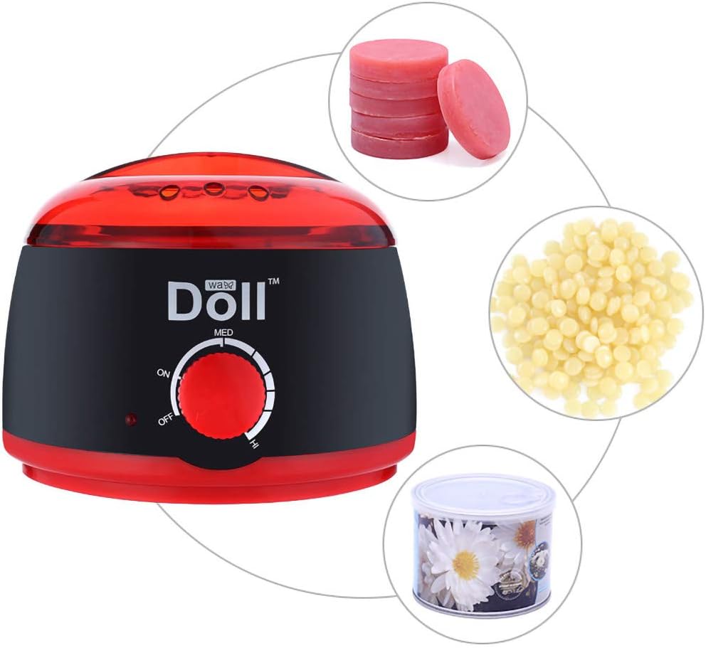 Basde Hair Removal Machine Hard Hot Wax Warmer Melter Heater Electric Depilatory Waxing Doll Mini Multi-Function Hair Removal