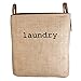 Household Linen Collapsible Small Size Laundry Hamper with Two Handles, Heavy Duty and Durable, Collapsible and Self Standing as Laundry Basket (15.8 x 10.2 x 14 inch) (Linen)