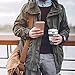 ROCONTRIP Silicone Collapsible Cup Convenient Travel Coffee Mug Lightweight Food Grade Silicone & PP BPA Free for Camping Hiking Outdoor Commuters (Grey)