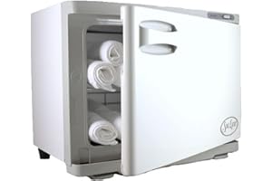 Spa Luxe – Hot Towel Warmer Cabinet – Professional Esthetician Spa and Facial Steamer for Salon Equipment and Barber Shop – Towel Heating Machine – Freestanding, SL18 – Gray