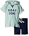 Kids Headquarters Baby Boys 2 Pieces Hooded Short Set