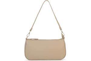 Barabum Retro Classic Clutch Shoulder Tote HandBag with Zipper Closure Purse for Women